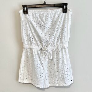 Roxy Strapless Eyelet Romper